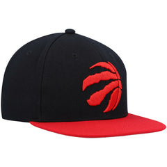 Mitchell & Ness - Toronto Raptors Team Two-Tone 2.0 Snapback Hat - Black/Red