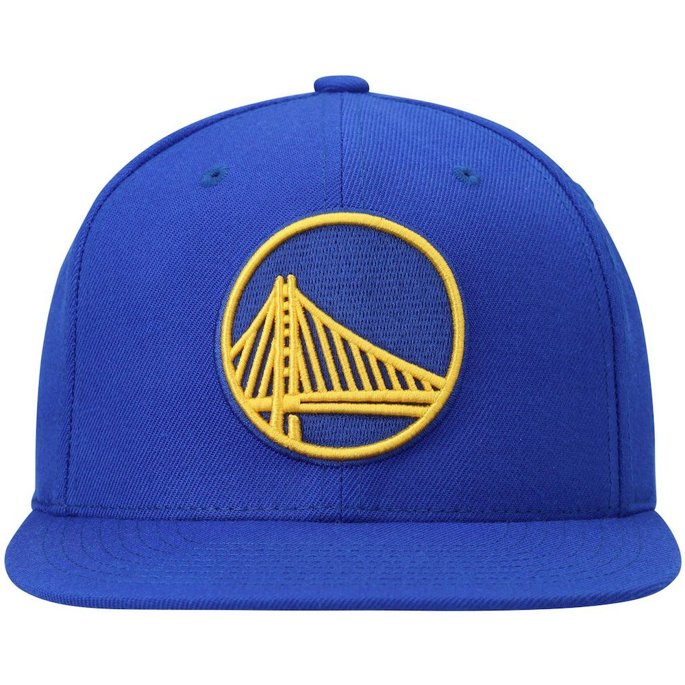Mitchell & Ness - Golden State Warriors Ground 2.0 Snapback Hat - Royal