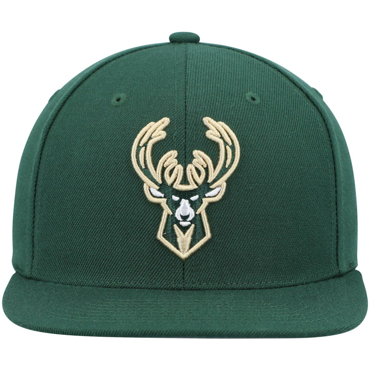 Mitchell & Ness - Milwaukee Bucks Ground 2.0 Snapback Hat - Hunter Green