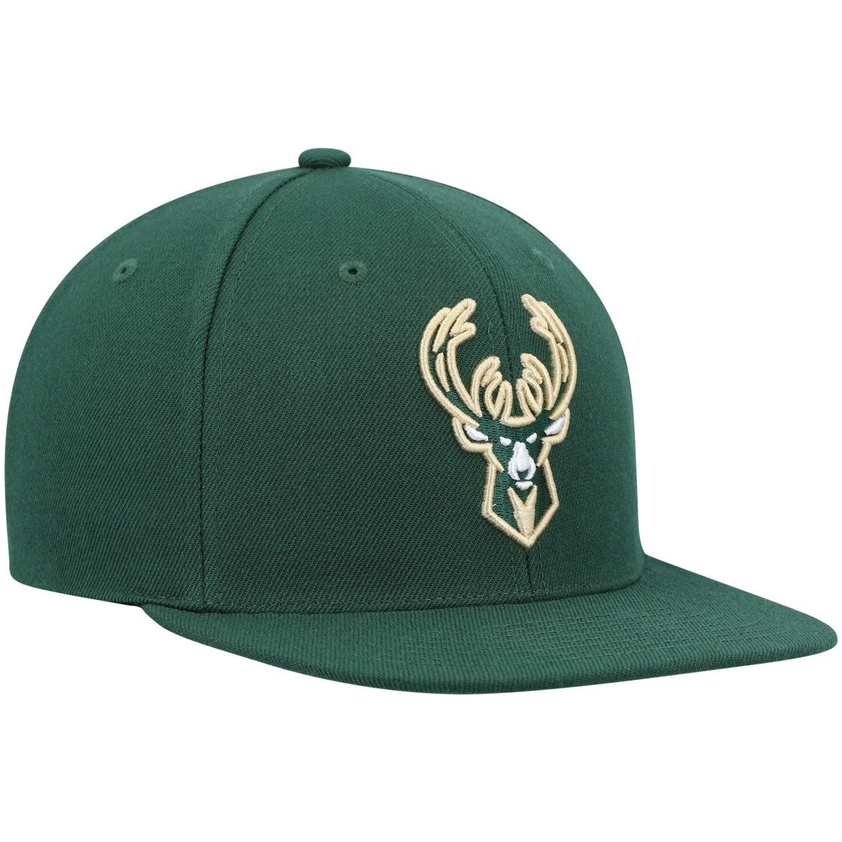 Mitchell & Ness - Milwaukee Bucks Ground 2.0 Snapback Hat - Hunter Green