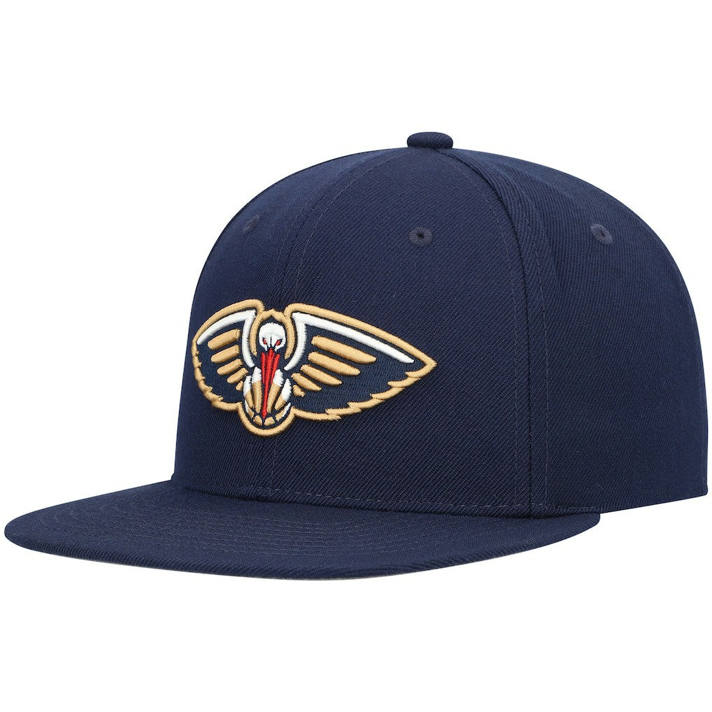 Mitchell & Ness - New Orleans Pelicans Ground 2.0 Snapback Hat - Navy