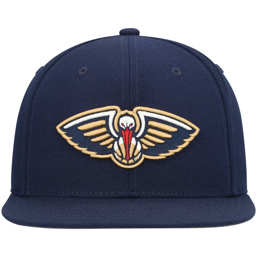 Mitchell & Ness - New Orleans Pelicans Ground 2.0 Snapback Hat - Navy