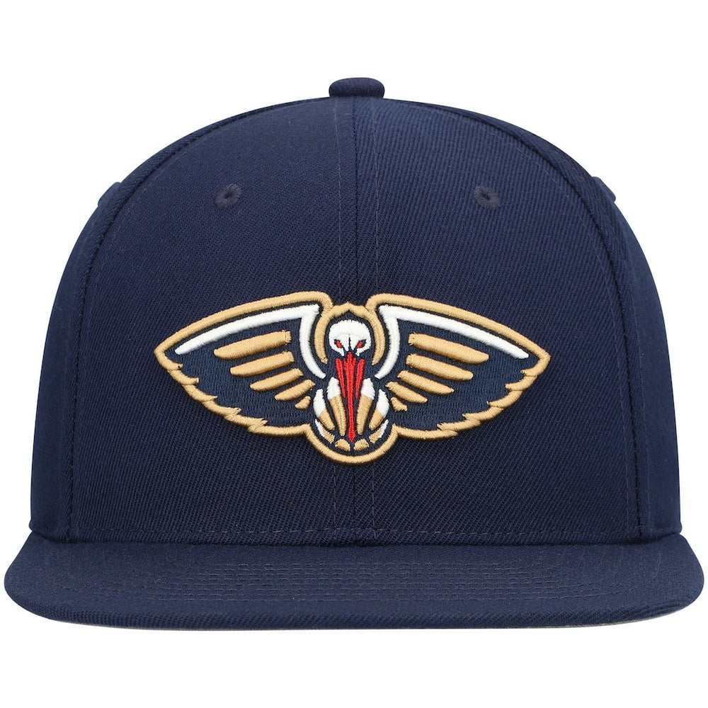 Mitchell & Ness - New Orleans Pelicans Ground 2.0 Snapback Hat - Navy