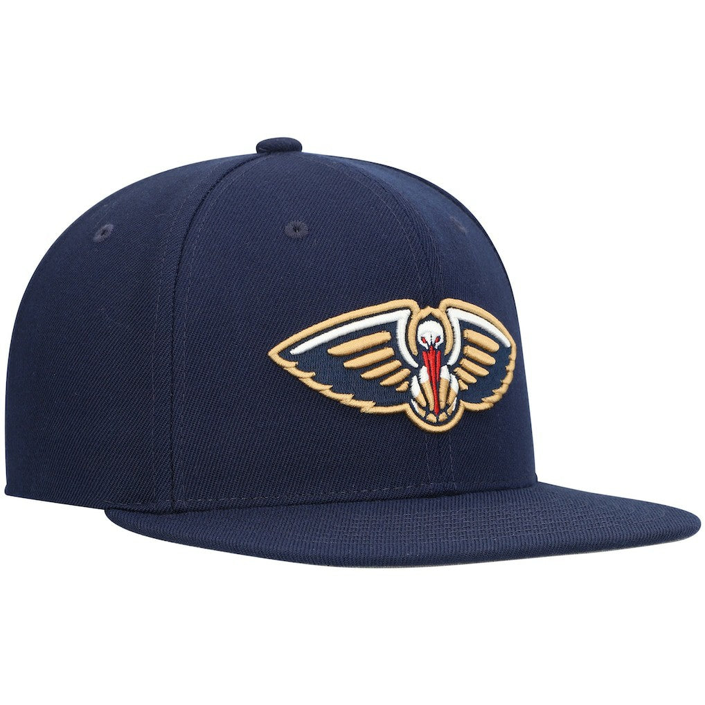 Mitchell & Ness - New Orleans Pelicans Ground 2.0 Snapback Hat - Navy
