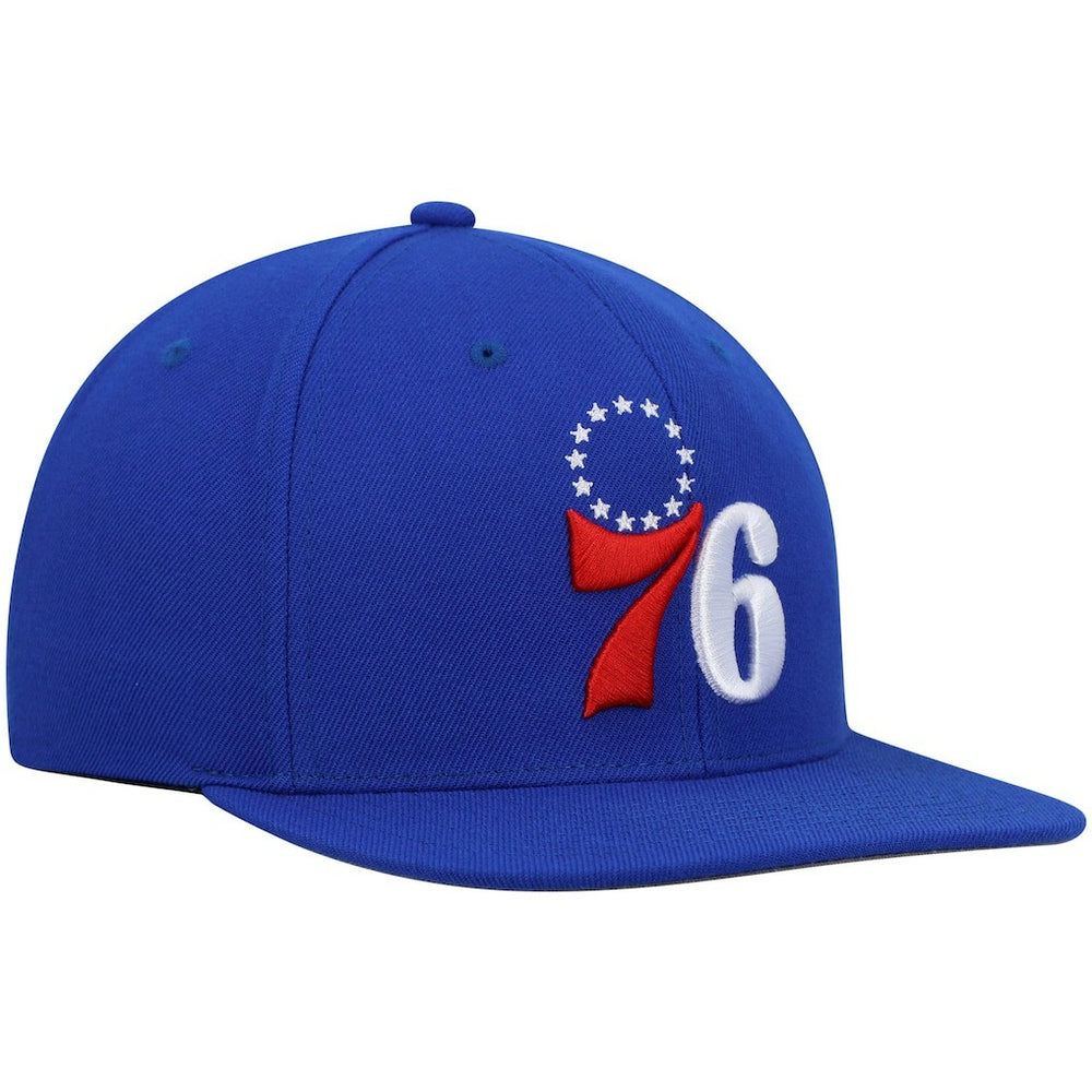 Mitchell & Ness - Philadelphia 76ers Ground 2.0 Snapback Hat - Royal