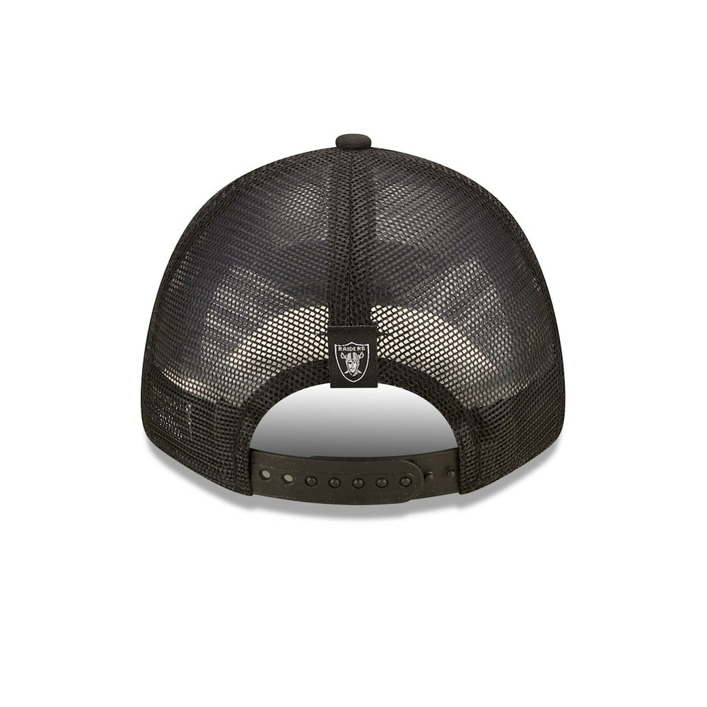 Las Vegas Raiders New Era Women's Team Trucker 9FORTY Snapback Hat Black - NFL