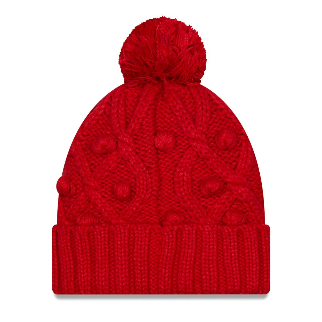 Tampa Bay Buccaneers New Era Women's Toasty Cuffed Knit Hat with Pom Red - NFL