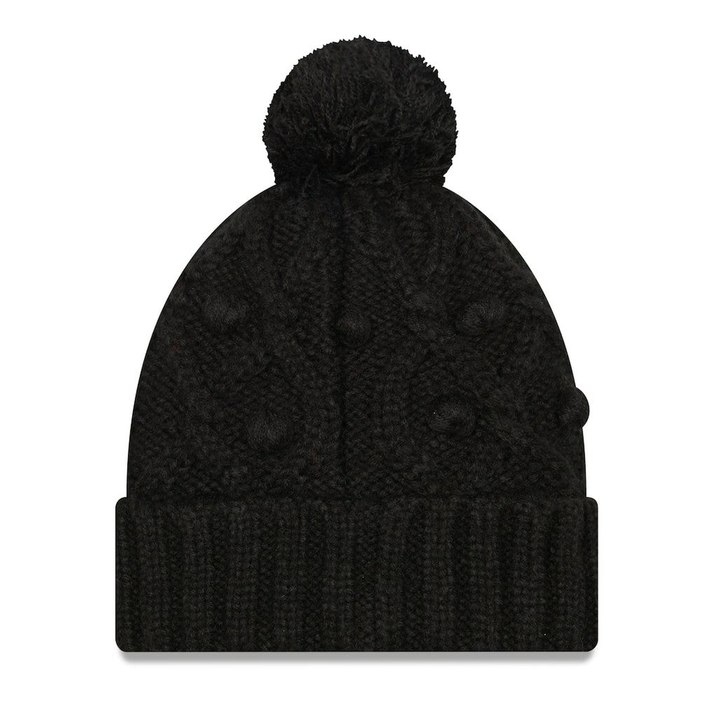 New Orleans Saints New Era Women's Toasty Cuffed Knit Hat with Pom Black - NFL