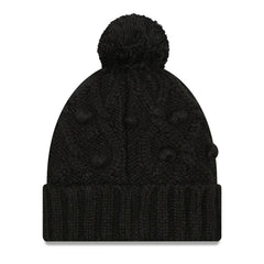 New Orleans Saints New Era Women's Toasty Cuffed Knit Hat with Pom Black - NFL