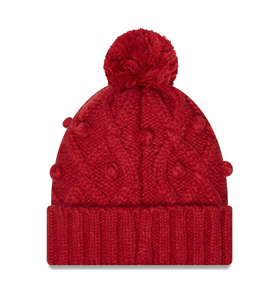 Arizona Cardinals New Era Women's Toasty Cuffed Knit Hat with Pom Cardinal - NFL