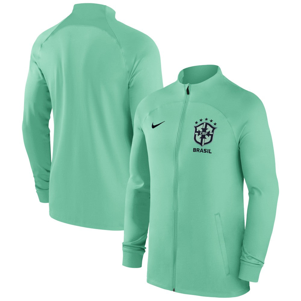Nike Brazil National Team Strike Raglan Full-Zip Performance Track Jacket - Green