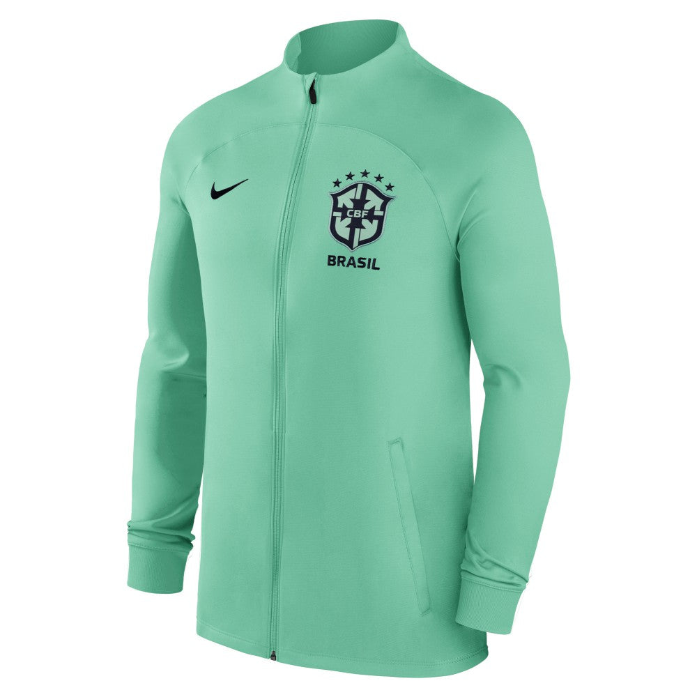 Nike Brazil National Team Strike Raglan Full-Zip Performance Track Jacket - Green