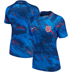 Nike England National Team Women's 2022 Pre-Match Top - Blue