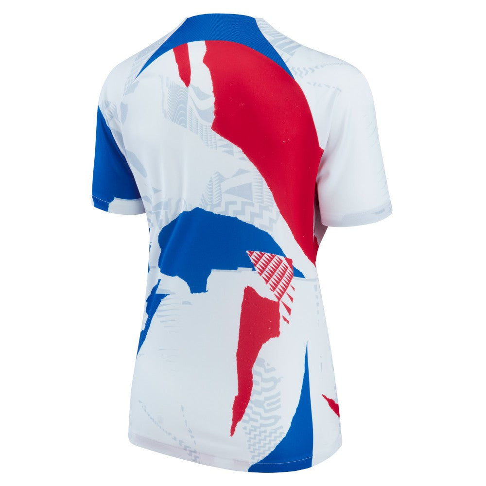 Nike France National Team Women's 2022 Pre-Match Top - White