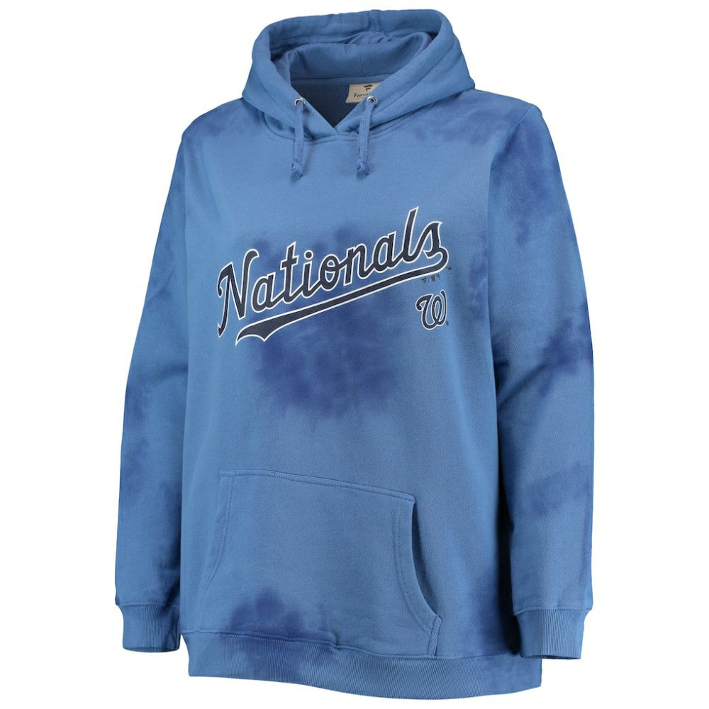 Washington Nationals Women's Plus Size Cloud Pullover Hoodie On Sale
