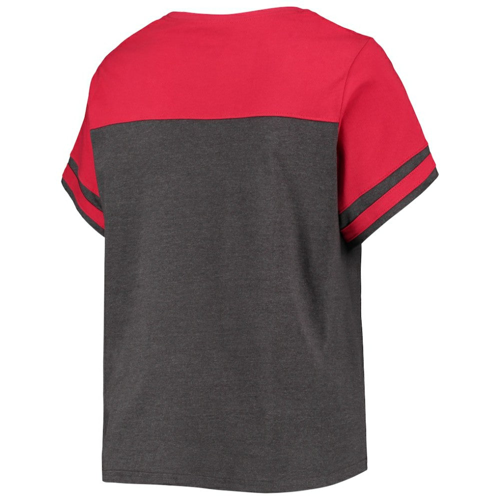 Washington Nationals Women's Plus Size Colorblock T-Shirt On Sale