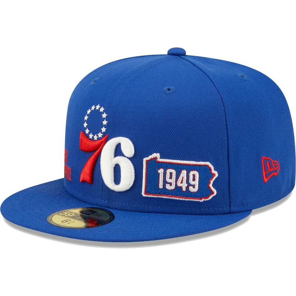 New Era - Philadelphia 76ers Fall 22 Identity 59FIFTY Fitted Hat - Royal