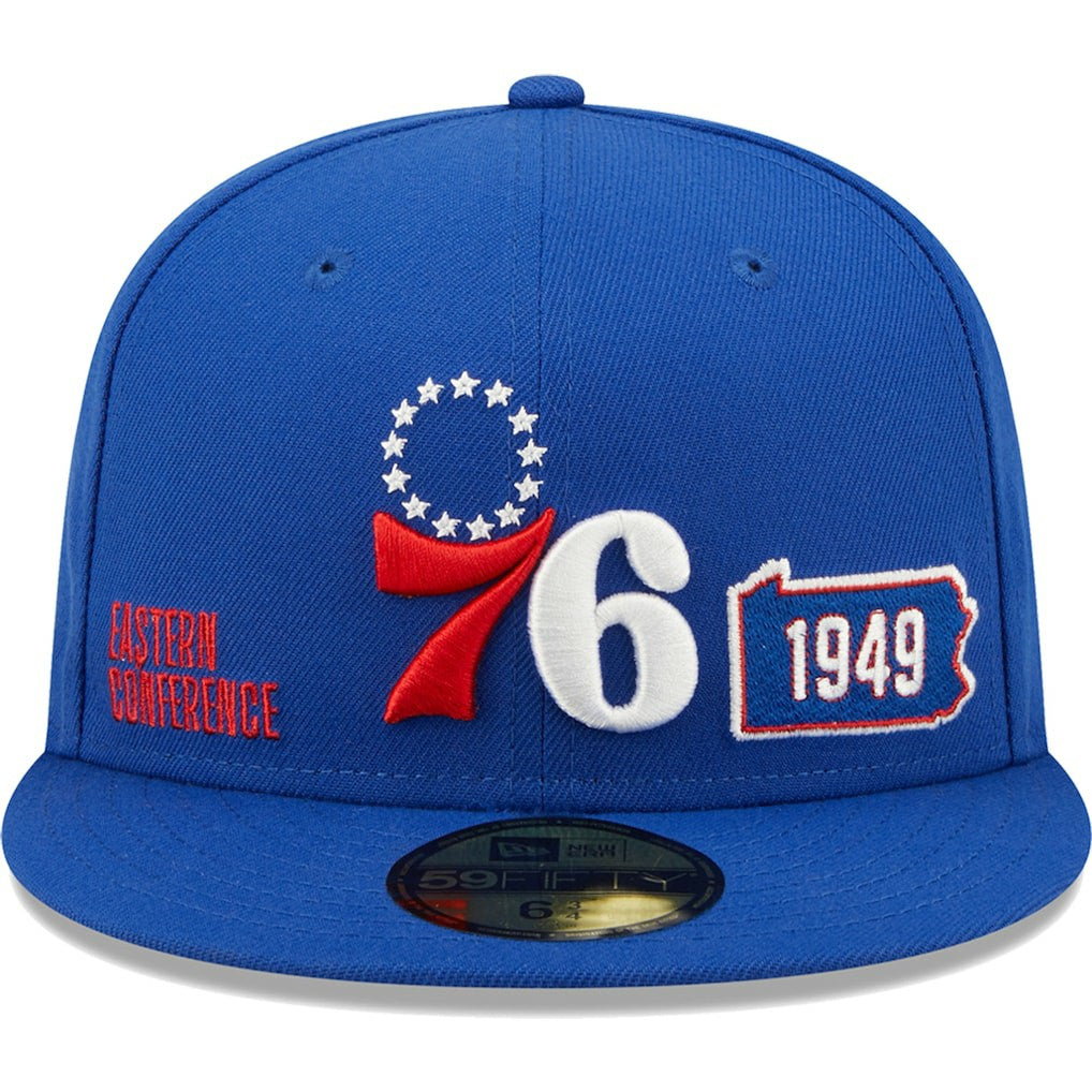 New Era - Philadelphia 76ers Fall 22 Identity 59FIFTY Fitted Hat - Royal