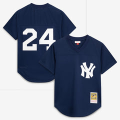 Rickey Henderson New York Yankees Mitchell & Ness Cooperstown Collection Mesh Batting Practice Button-Up Jersey Online