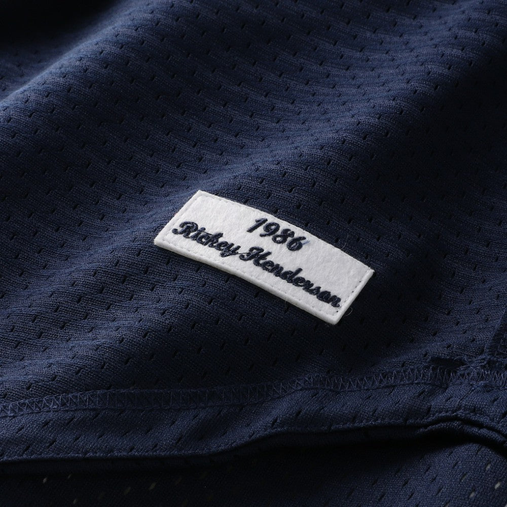 Rickey Henderson New York Yankees Mitchell & Ness Cooperstown Collection Mesh Batting Practice Button-Up Jersey Online