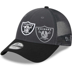 Las Vegas Raiders New Era Youth Reflect 9FORTY Adjustable Hat Graphite - NFL