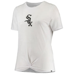 Chicago White Sox New Era Women's Plus Size 2-Hit Front Knot T-Shirt Online