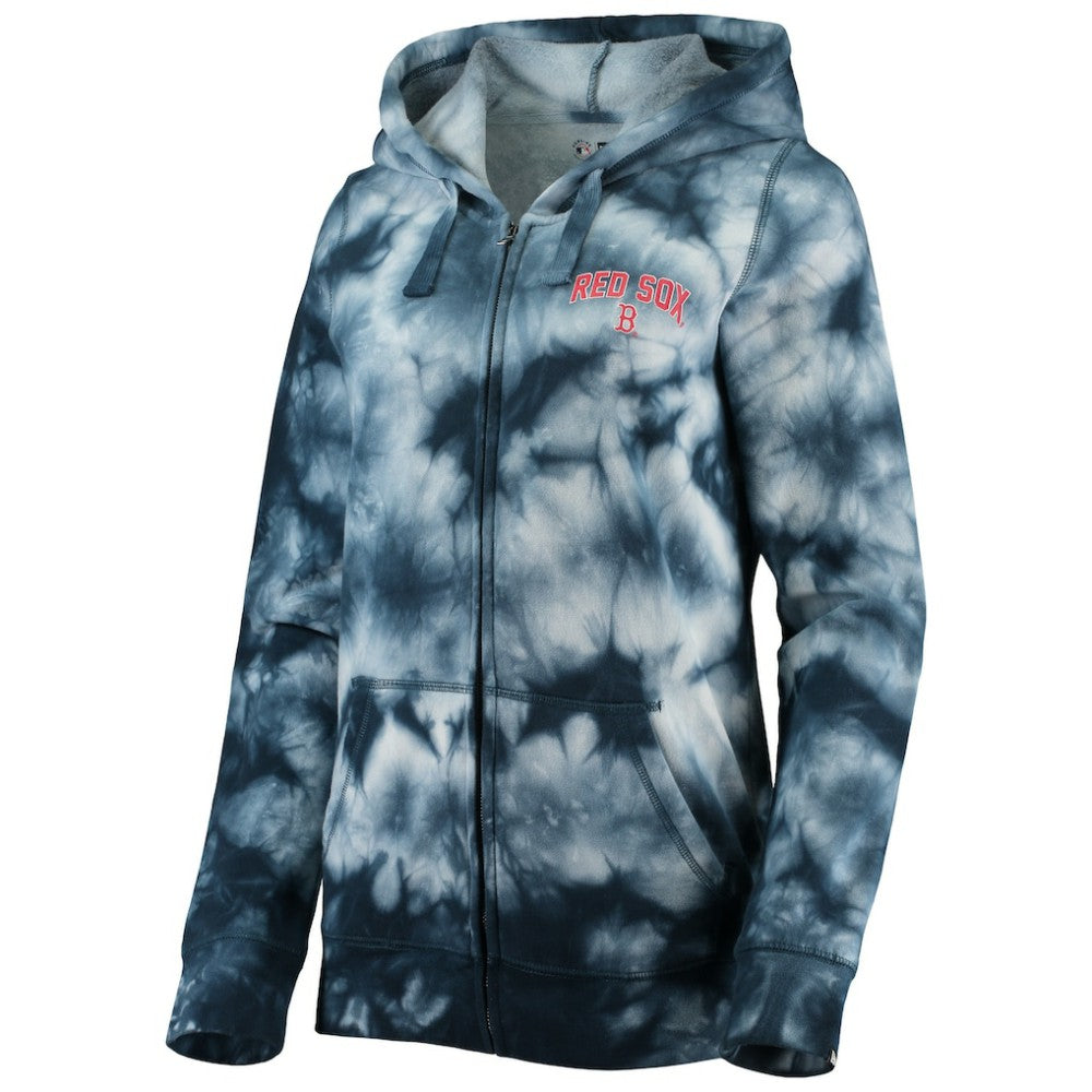 Boston Red Sox New Era Women's Tie-Dye Full-Zip Hoodie Near Me