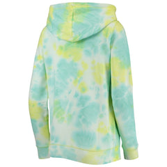 Chicago Cubs New Era Women's Tie-Dye Full-Zip Hoodie On Sale