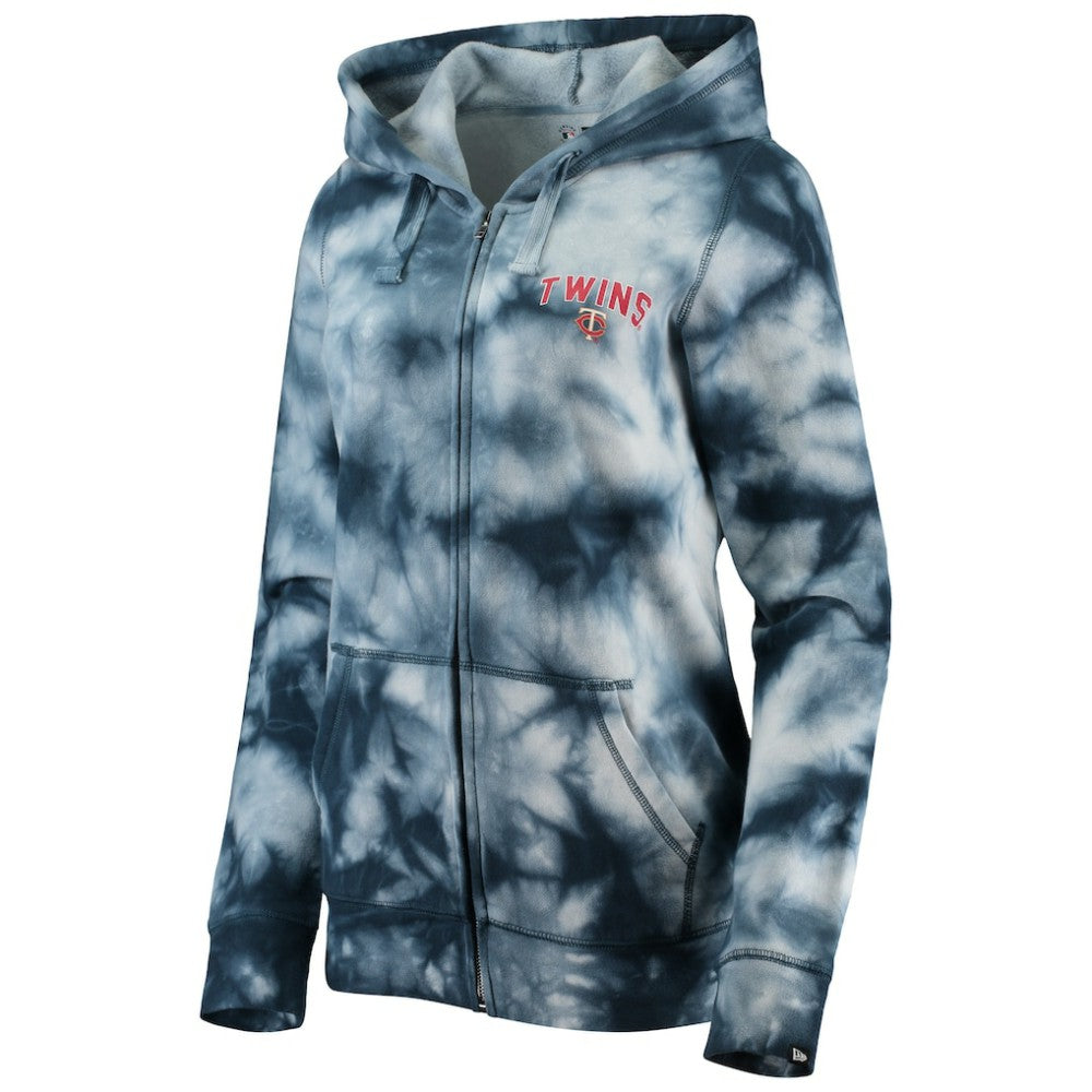Minnesota Twins New Era Women's Tie-Dye Full-Zip Hoodie Near Me