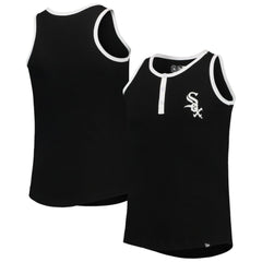 Chicago White Sox New Era Girls Youth Henley Tank Top for sale