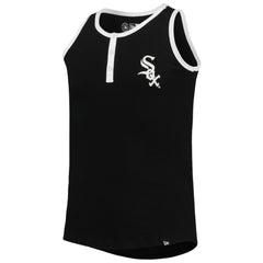 Chicago White Sox New Era Girls Youth Henley Tank Top for sale