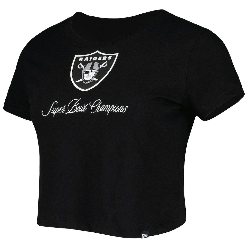 Las Vegas Raiders New Era Women's Historic Champs T-Shirt Black - NFL