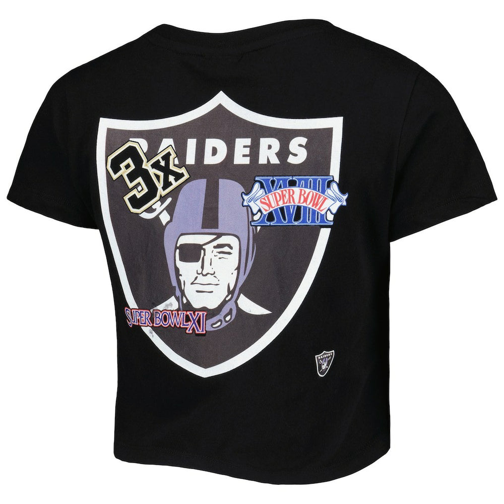 Las Vegas Raiders New Era Women's Historic Champs T-Shirt Black - NFL