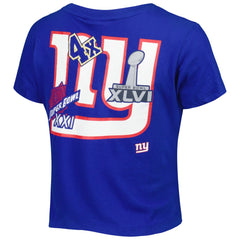 New York Giants New Era Women's Historic Champs T-Shirt Royal - NFL
