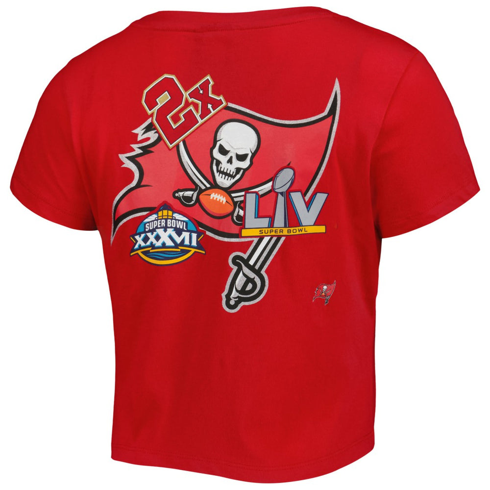 Tampa Bay Buccaneers New Era Women's Historic Champs T-Shirt Red - NFL