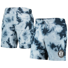 New Era - Brooklyn Nets Fleece Tie-Dye Shorts - Blue