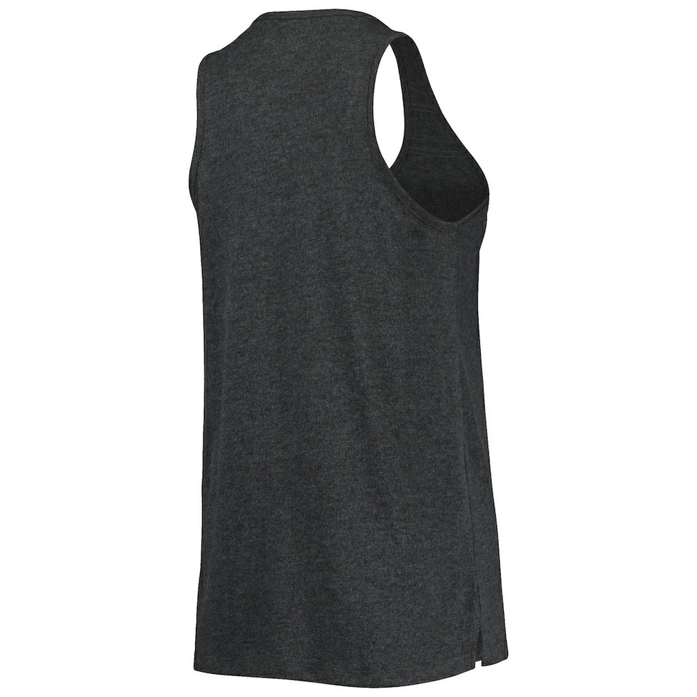 New Era - Brooklyn Nets Women's Scoop-Neck Racerback Tank Top - Heathered Black