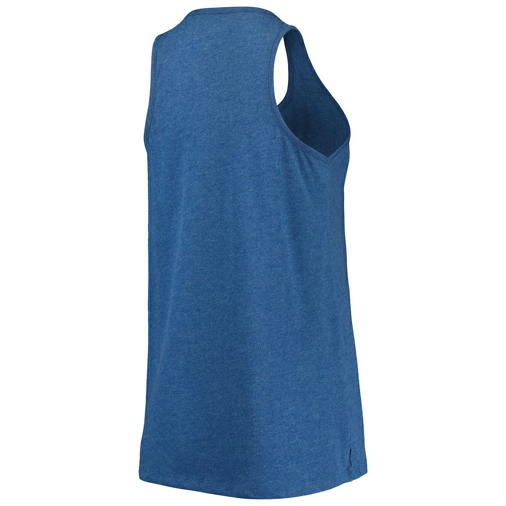 New Era - Philadelphia 76ers Women's Scoop-Neck Racerback Tank Top - Heathered Royal