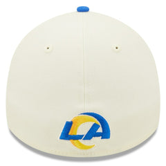 Los Angeles Rams New Era 2022 Sideline 39THIRTY 2-Tone Flex Hat Cream/Royal - NFL