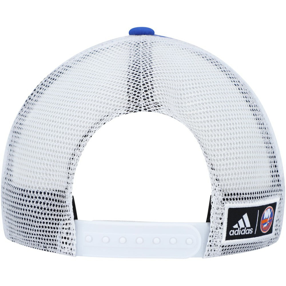 New York Islanders - adidas Team Plate Trucker Snapback Hat Royal/White