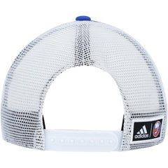 New York Islanders - adidas Team Plate Trucker Snapback Hat Royal/White