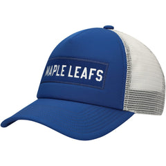 Toronto Maple Leafs - adidas Team Plate Trucker Snapback Hat Blue/White