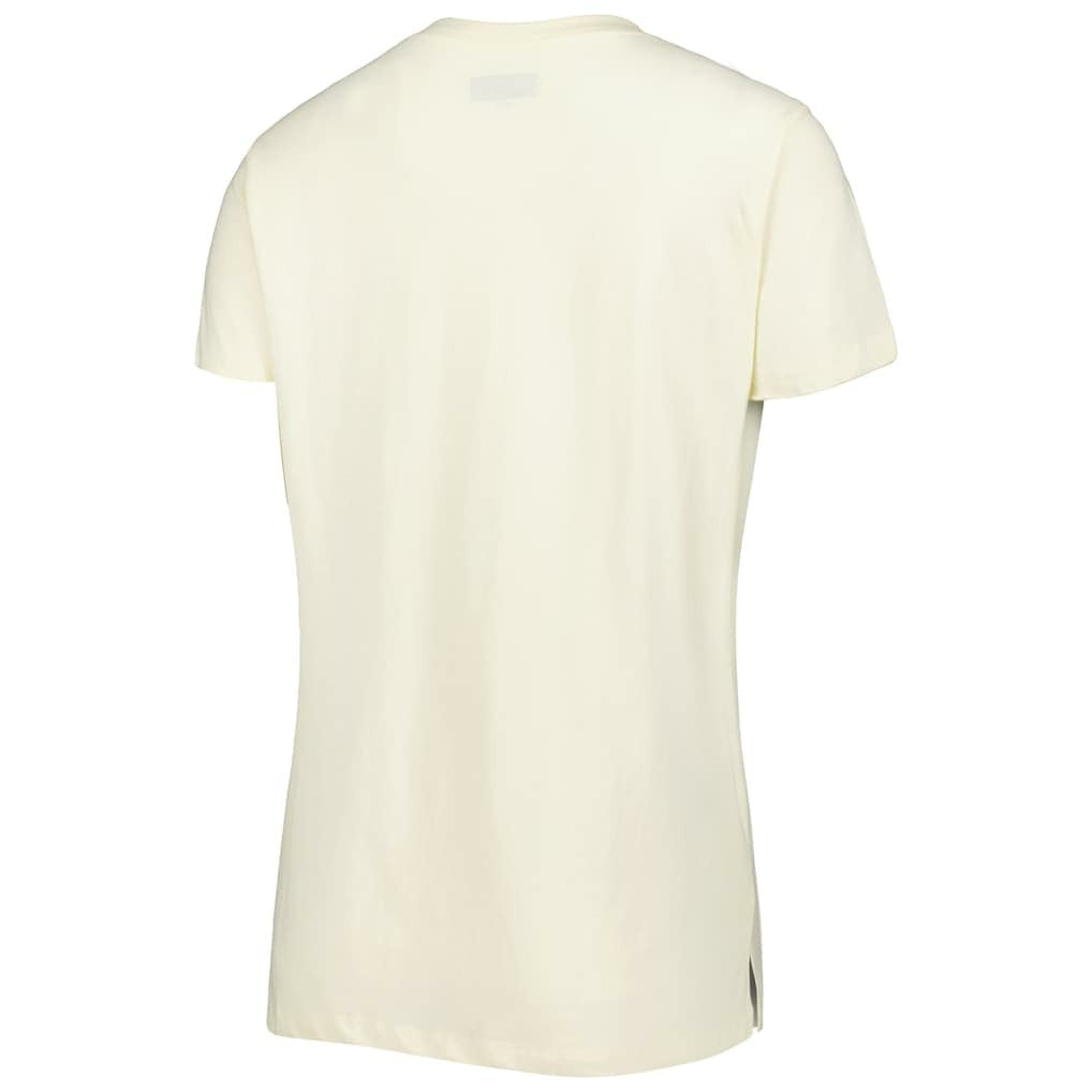 Indianapolis Colts New Era Women's Chrome Sideline T-Shirt Cream - NFL