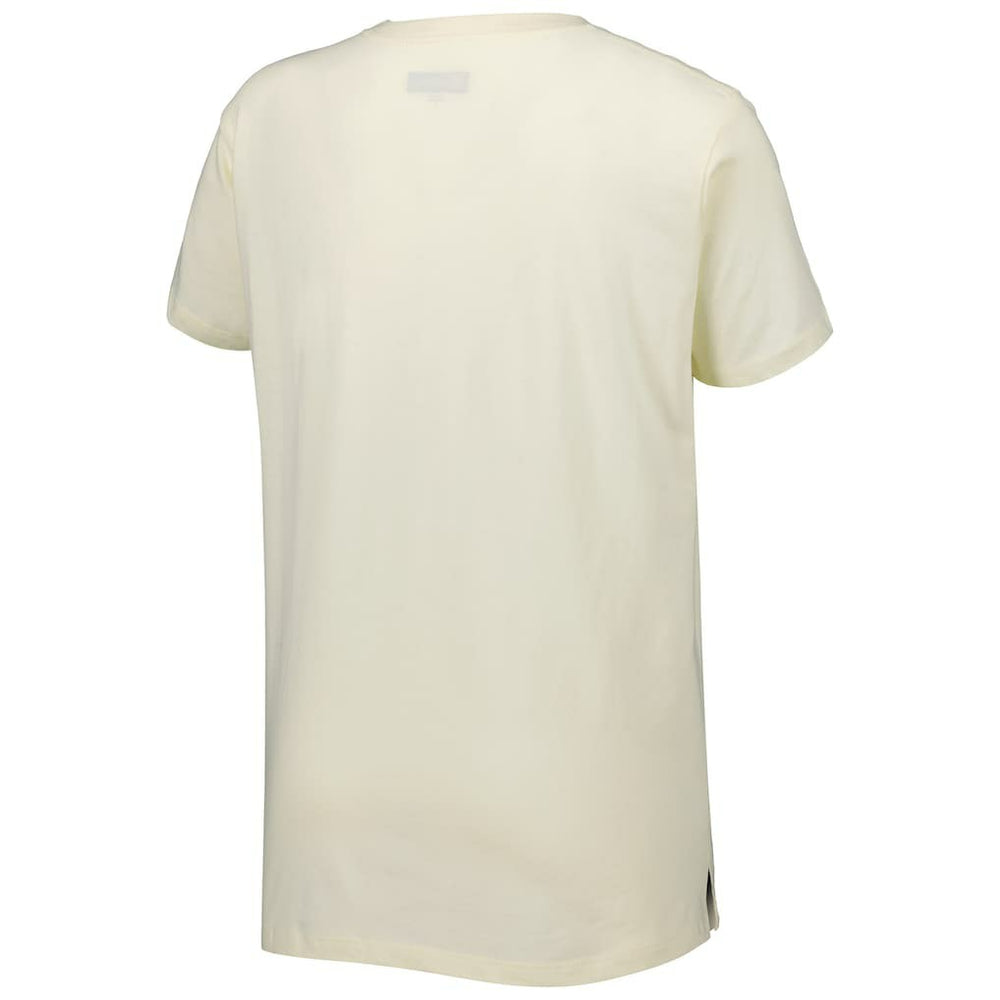 New Orleans Saints New Era Women's Chrome Sideline T-Shirt Cream - NFL