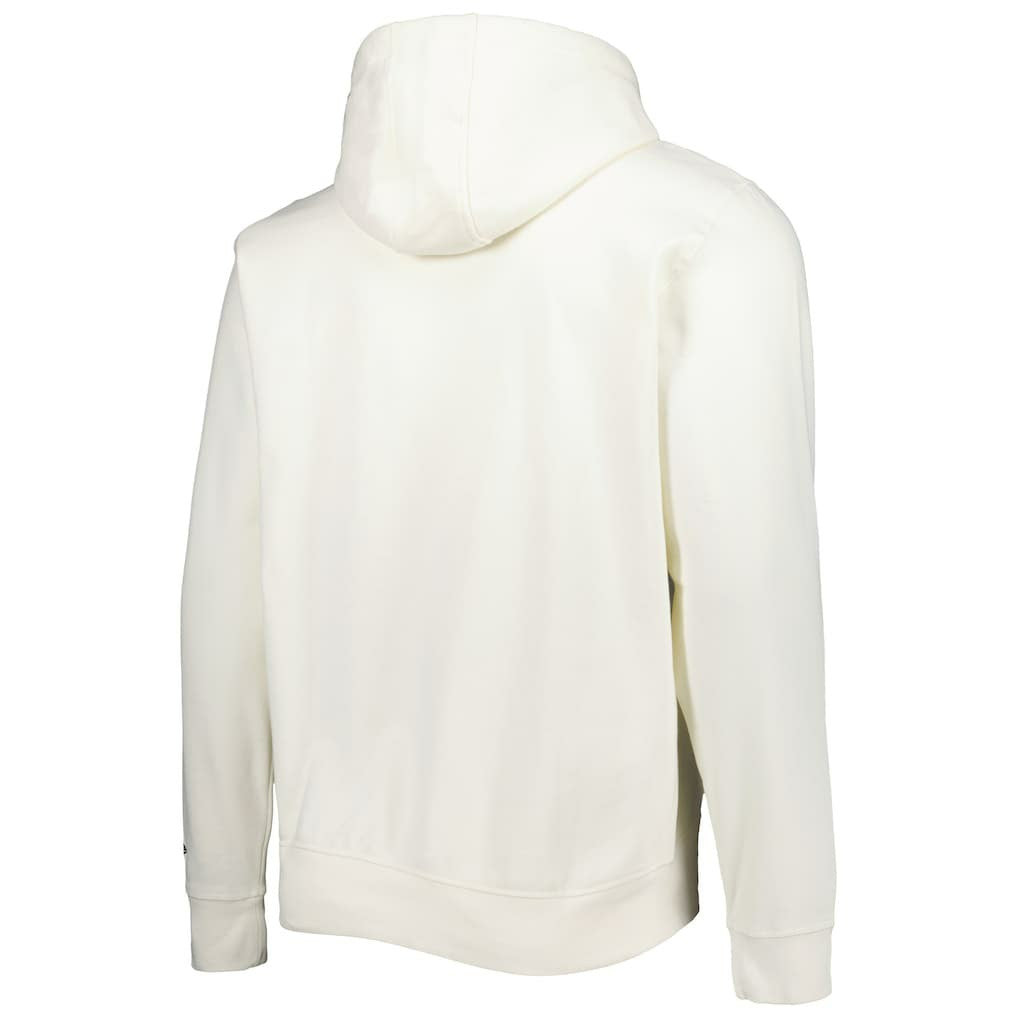 Arizona Cardinals New Era Sideline Chrome Pullover Hoodie Cream - NFL