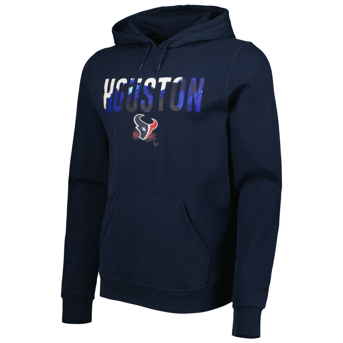 Houston Texans New Era Ink Dye Pullover Hoodie Navy - NFL