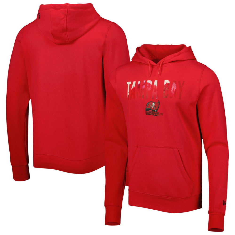 Tampa Bay Buccaneers New Era Ink Dye Pullover Hoodie Red - NFL