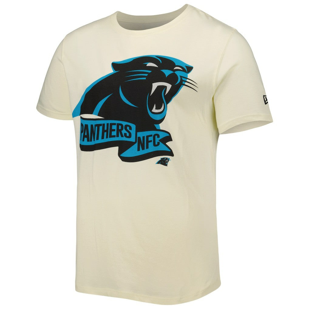 Carolina Panthers New Era Sideline Chrome T-Shirt Cream - NFL