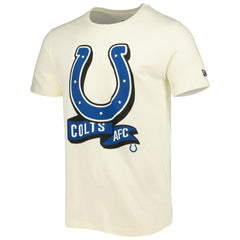 Indianapolis Colts New Era Sideline Chrome T-Shirt Cream - NFL