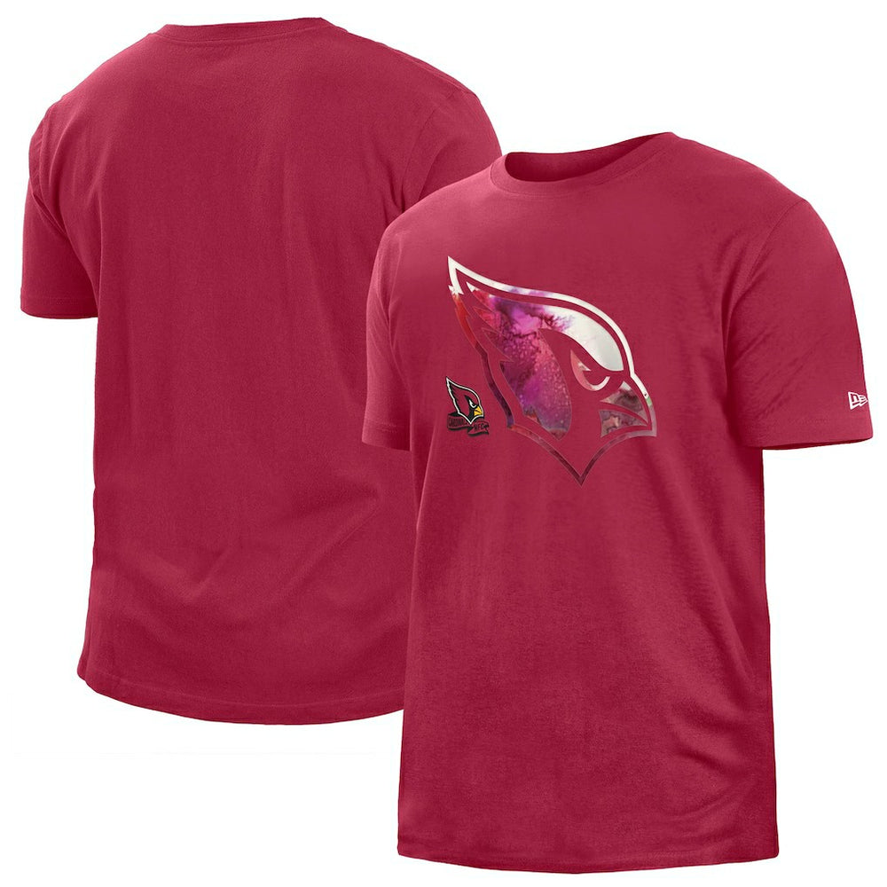 Arizona Cardinals New Era 2022 Sideline Ink Dye T-Shirt Red - NFL